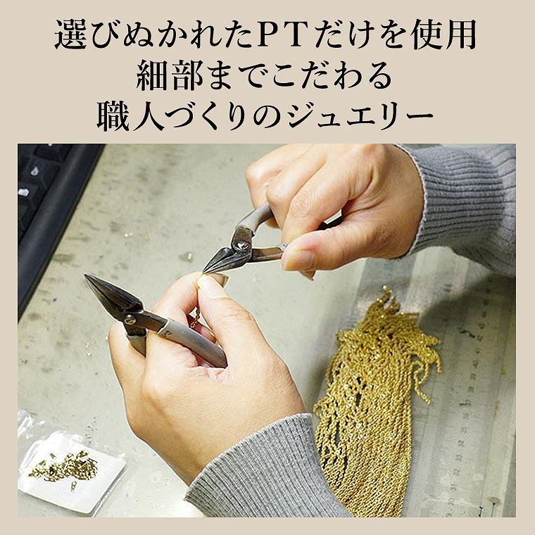 ネックレス チェーン ベネチアン ボックス PT850 pt850 プラチナ レディース メンズ 約0.8mm幅 金属アレルギー 50cm 女性用 男性用 080の画像