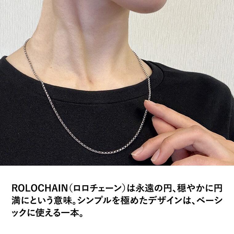 ネックレス チェーン ハーフランド ロロチェーン ボックス PT850 pt850