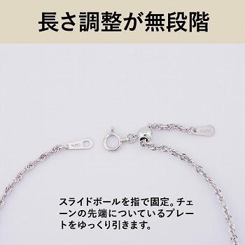 ネックレス チェーン ACWK ダブルシャイン PT850 pt850 プラチナ レディース メンズ 約1.7mm幅 金属アレルギー 45cm 女性用 男性用 030の画像