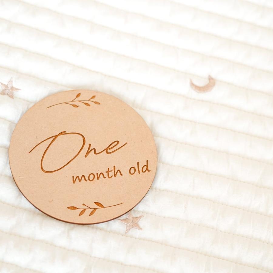 日本製造 木製 マンスリープレート 12枚セット レターバナー 出産祝い 月齢フォト ニューボーンフォト ギフト ジャストボーン woodbanner おしゃれ 月齢カード |  | 05