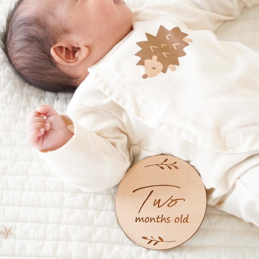 日本製造 木製 マンスリープレート 12枚セット レターバナー 出産祝い 月齢フォト ニューボーンフォト ギフト ジャストボーン woodbanner おしゃれ 月齢カード |  | 06