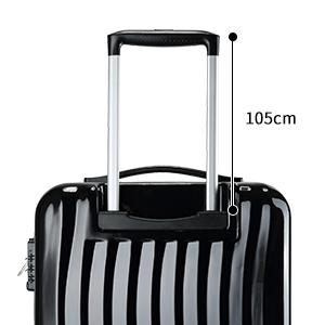 TABITORA 「B13 4代目」 スーツケース ブラック SSサイズ 機内持込