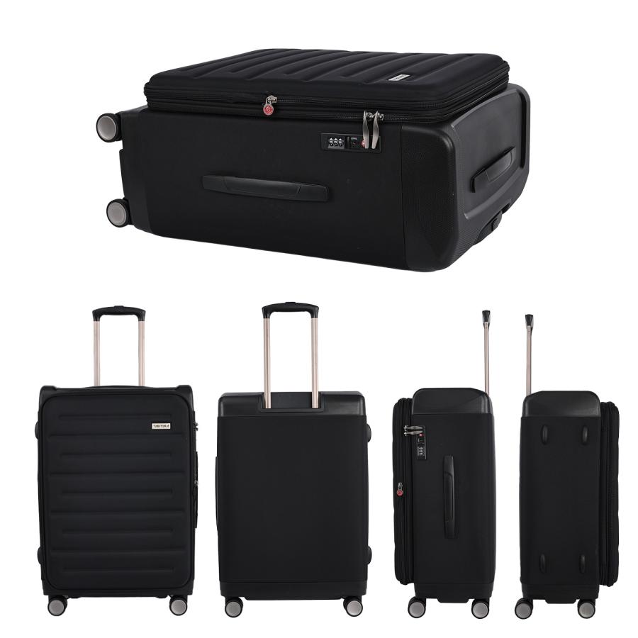 TABITORA 「M0002」 スーツケース キャリーケース 機内持込 容量拡張