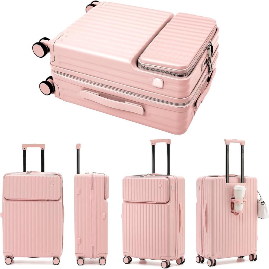 未使用品】TABITORA KRS8029 スーツケースWhite Mサイズ tabitora