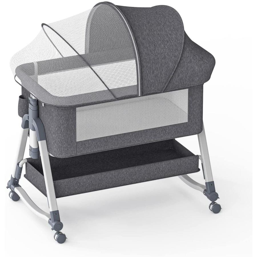 UBRAVOO ベビーベッド 折り畳みベッド 赤ちゃん 多機能ベビーベッド