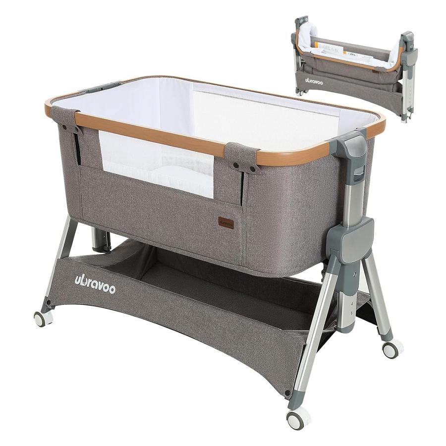 UBRAVOO 2024新型 「908 ベビーラック」 ベビーベッド 折りたたみ  