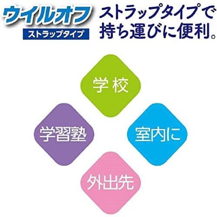 大木製薬 「ウイルオフ ブルー 2個セット」 ウイルオフ ストラップ