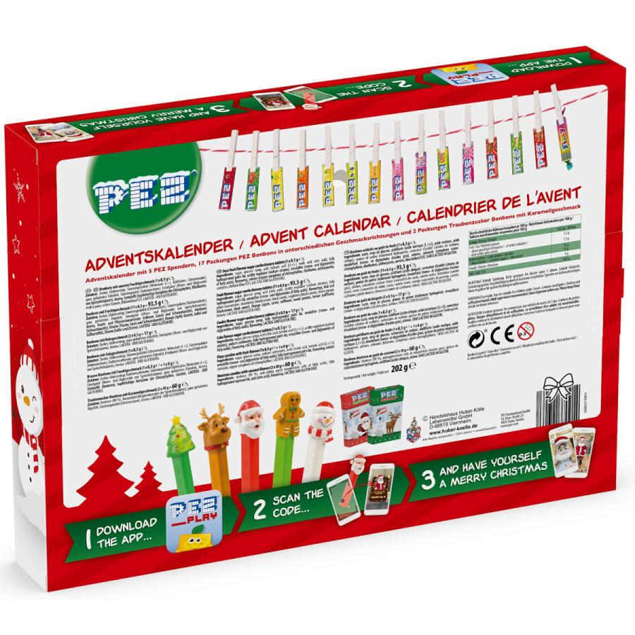 PEZ/ペッツ 「PUZZLE・CALENDAR/パズル・カレンダー・レッド
