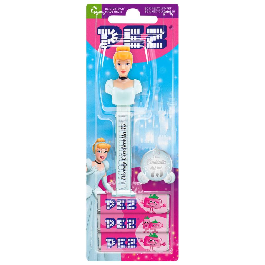 Disney（ディズニー） PEZ ペッツ シンデレラ、75周年記念、クリア