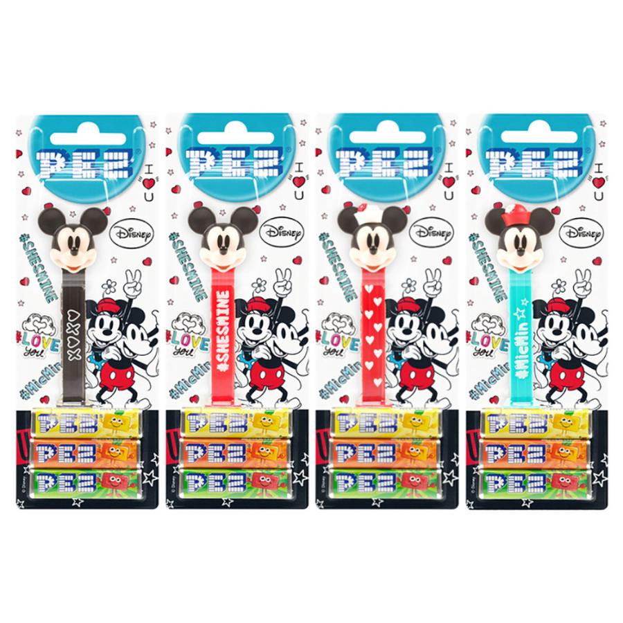 Disney PEZ ペッツ Disney ミッキーマウスとミニーマウス、4種 Disney PEZ ペッツ Disney ミッキーマウスとミニーマウス、4種
