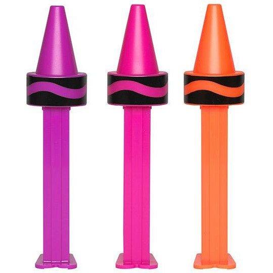 PEZ ペッツ クレヨラ、厚足、3種セット、ルーズ Crayola : pz-f 