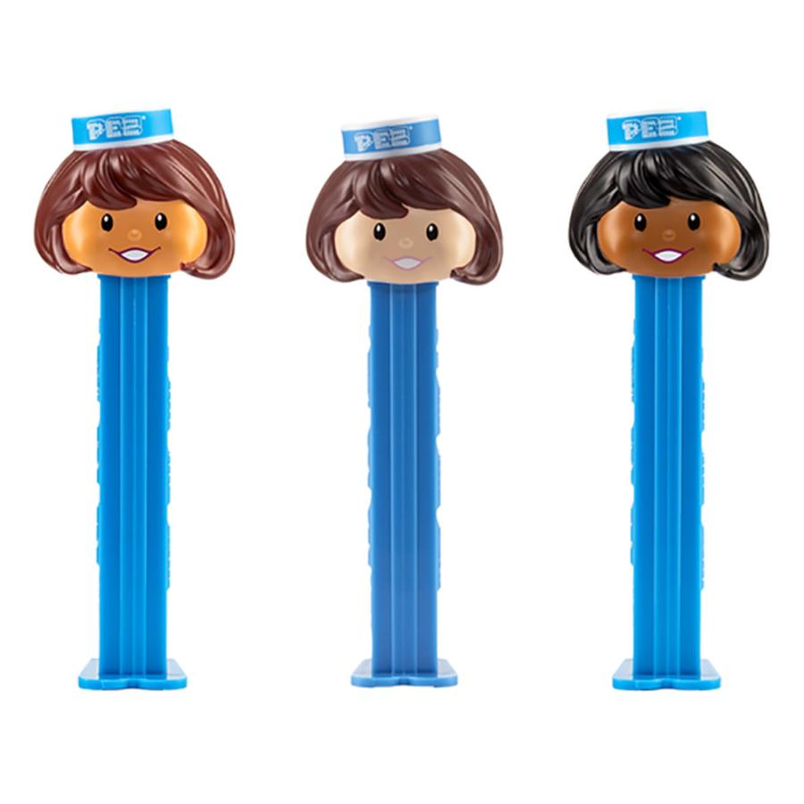pezページ PEZ ペッツ PEZガール、厚足、ペパーミントのプレゼンターガール