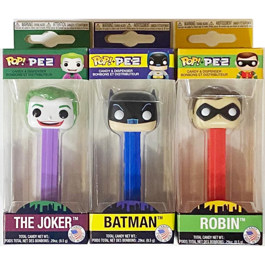 PEZ ペッツ DC Comics Batman、3種セット Funko POP!+PEZ バットマン :PZ-POP-BATMAN3:A-MOJU  えーもじゅ - 通販 - Yahoo!ショッピング