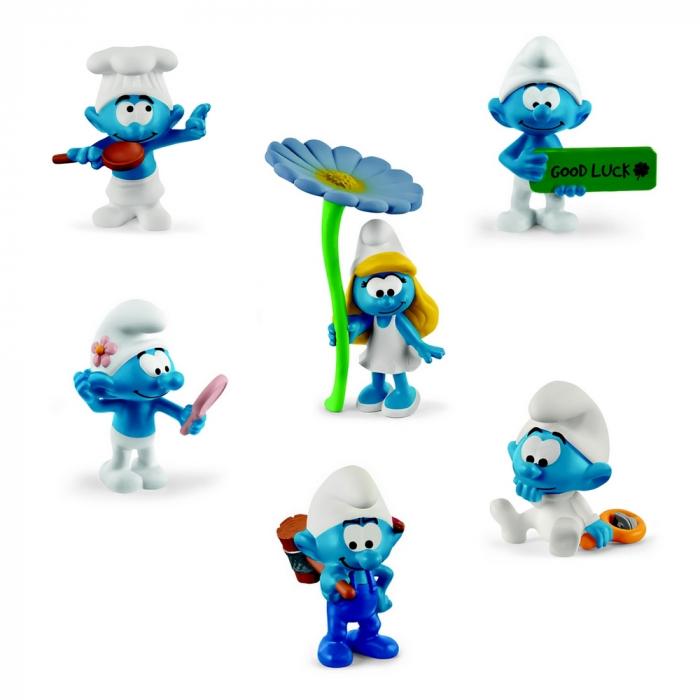 SMURF スマーフ 20827 〜 20832 2021年版、全6種セット : A-MOJU SMURF スマーフ 20827 〜 20832 2021年版、全6種セット : A-MOJU