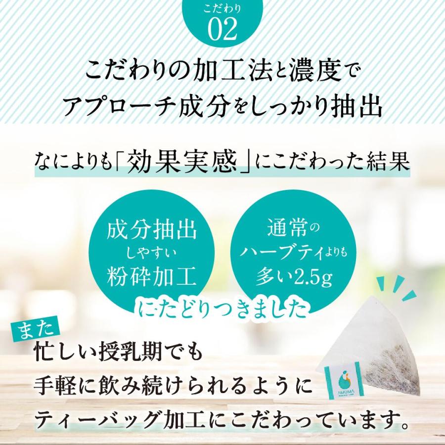 1,000超の産院で採用】ミルクアップブレンド 30包 ティーバッグ 母乳