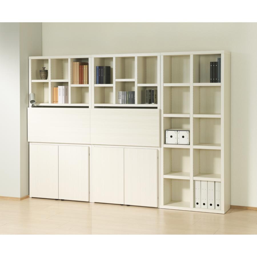 本棚 書棚 棚 シェルフ 収納棚 2列 ハイタイプ 幅75cm 高さ180cm