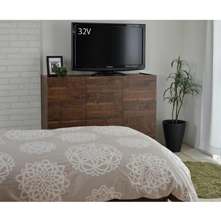 キャビネット 木製 プッシュ式 扉 扉付 サイドボード 寝室 ハイタイプ