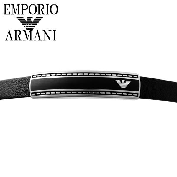 EMPORIO ARMANI エンポリオアルマーニ ブレスレット メンズ アルマーニ レザー