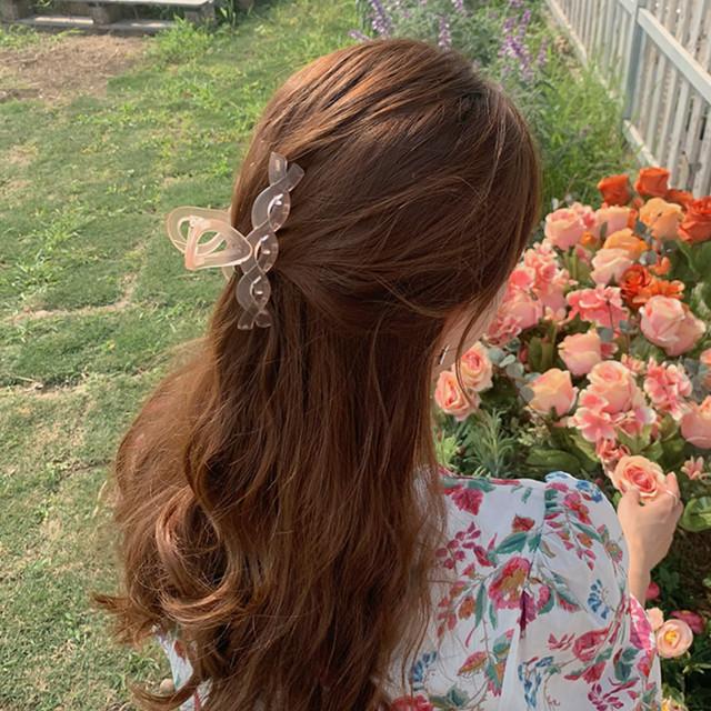 バンスクリップ ヘアアクセサリー 韓国 大きめ クマ ハーフアップ ヘアクリップ ヘアピン レディース 女性 髪留め Amondz 通販 Yahoo ショッピング