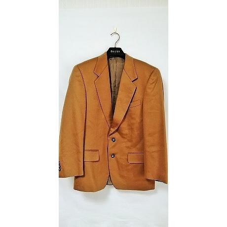GUCCI グッチ カシミヤ１００％ テーラードジャケット メンズ ベージュ 46