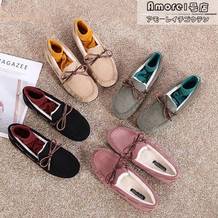 モカシン ドライビングシューズ 秋 内ボア レディース 靴 もこもこ 婦人靴 フラットシューズ あったか モカシンシューズ Bv1806 Amore1号店 通販 Yahoo ショッピング