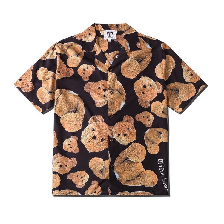 総柄シャツ シャツ 半袖 開襟シャツ アロハシャツ きれいめシャツ カジュアルシャツ トップス サーフ系 リゾート ストリート メンズ 夏 新作 超特価sale開催