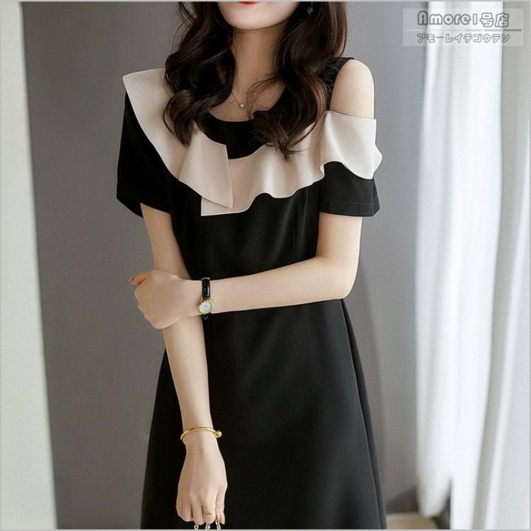 通販 激安 レディース ワンピース ワンピース夏 膝丈ワンピース 着痩せ 通勤 旅行 おしゃれ