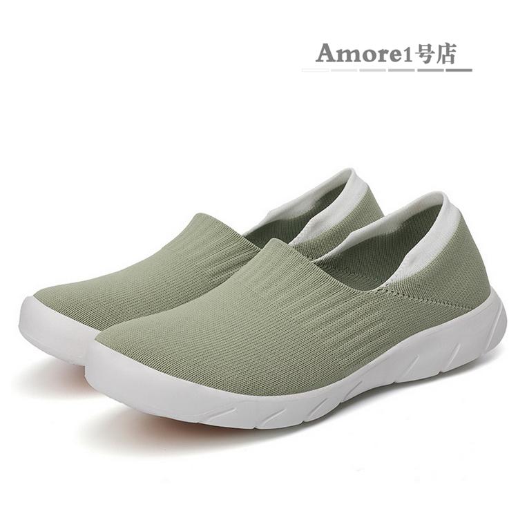 スニーカー レディース アッパーニットスニーカー スリッポン ナースシューズ 超軽量 ウォキングシューズ 2way かかと踏める Ymx0002 Amore1号店 通販 Yahoo ショッピング