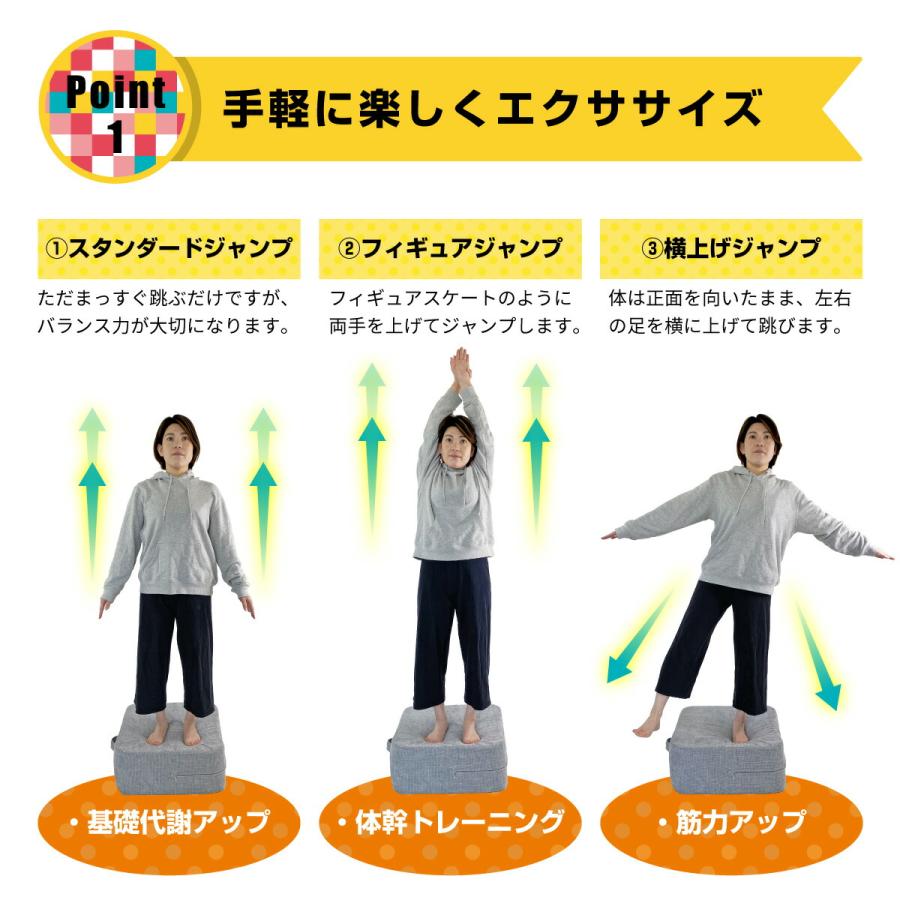 キューブトランポリン Amazon | [gymterior] [ジムテリア] シェイプキューブ2