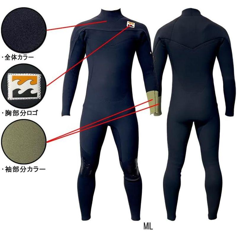 BILLA BONG セミドライウェットスーツ チェストジップ BILLABONG 21-22 ビラボン セミドライ ウェットスーツ ウエット
