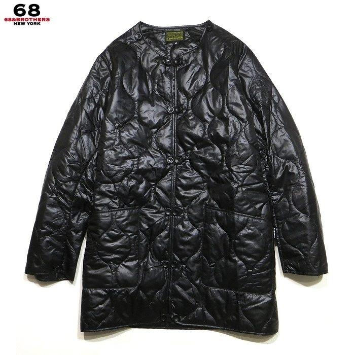 全国組立設置無料 68 Brothers 68 ブラザーズ コート アウター Military Inner Coat ミリタリーコート キルティング コート ライナーコート インナーコート 高い素材 Talentoindustrial Com