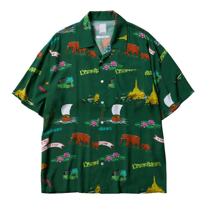 コ*ラ様 Liberaiders リベレイダース アロハシャツ L Liberaiders（リベレイダース） トップス シャツ RAYON ALOHA SHIRT