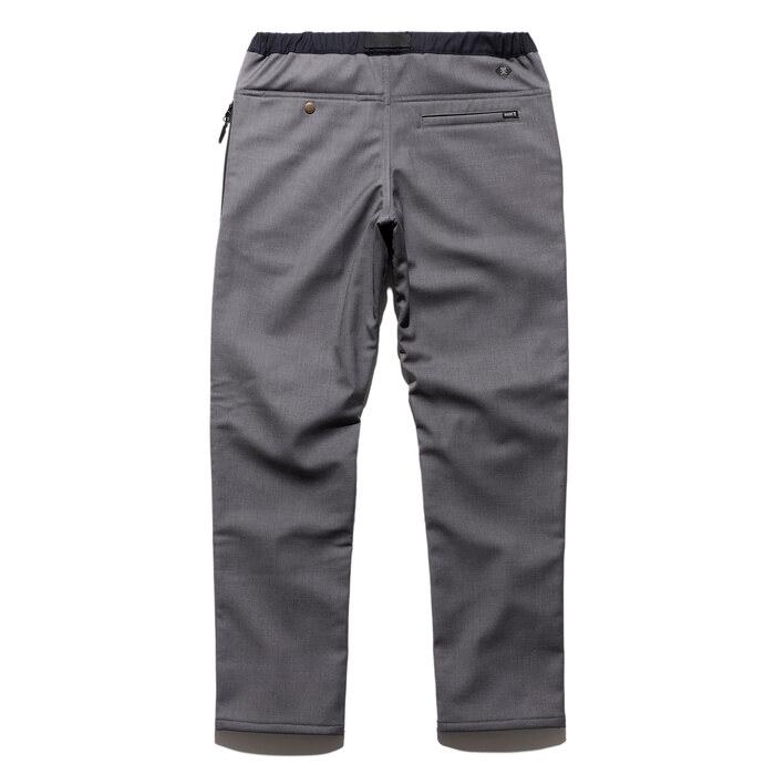 ROARK REVIVAL パンツ(メンズ) TRAVELPANT RAYON SAUGE w/FLEECE - NARROW  L  GREY ROARK REVIVAL（ロアークリバイバル） ROARK ロアーク パンツ ボトムス