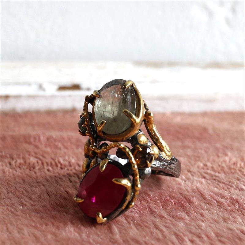オットマン アンティークデザイン　リング ルビー | 