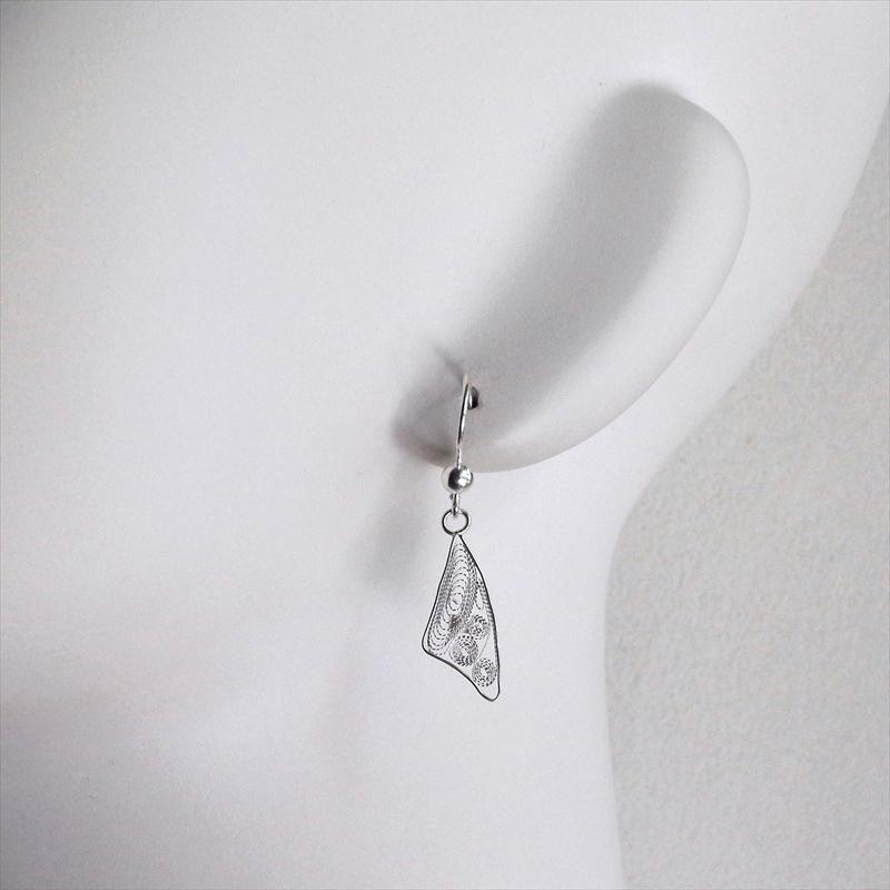 シルバーピアス　シルバー925/トルコハンドメイド テルキャリ  Telkari Siliver earring, Turkish Handmade |  | 02