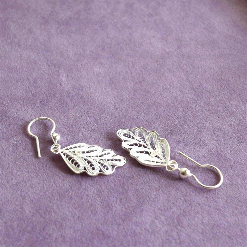 シルバーピアス　シルバー925/トルコハンドメイド テルキャリ  Telkari Siliver earring, Turkish Handmade |  | 04