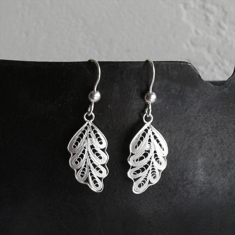 シルバーピアス　シルバー925/トルコハンドメイド テルキャリ  Telkari Siliver earring, Turkish Handmade |  | 05