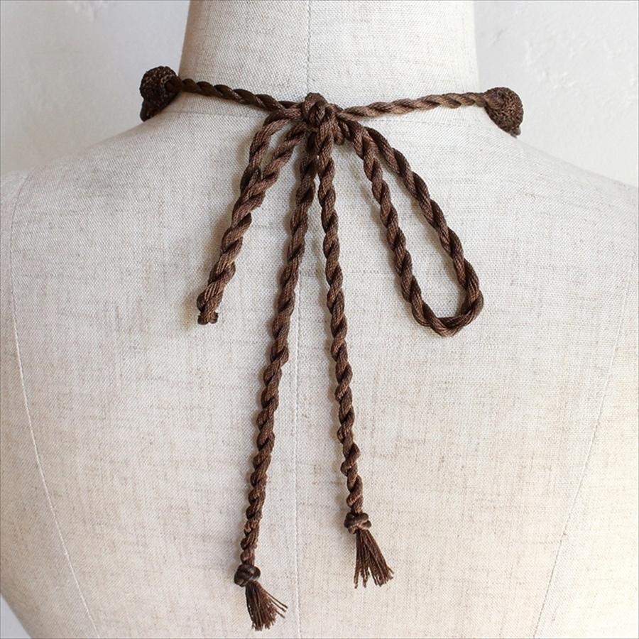 ハンドメイドレースフラワー・ボタニカルネックレス 大輪のガーベラ・オヤモチーフ |  | 03