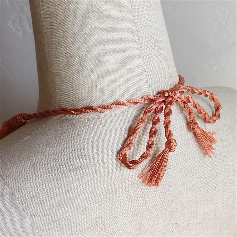 イーネオヤモチーフ・デコラティブネックレス コーラルオレンジ・グラデーション |  | 03