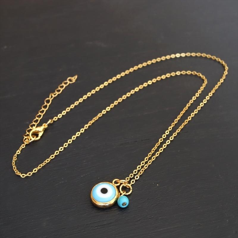 ナザルボンジュウ・ペンダント　スカイブルー Turkish Evel Eye, Nazarboncug |  | 02