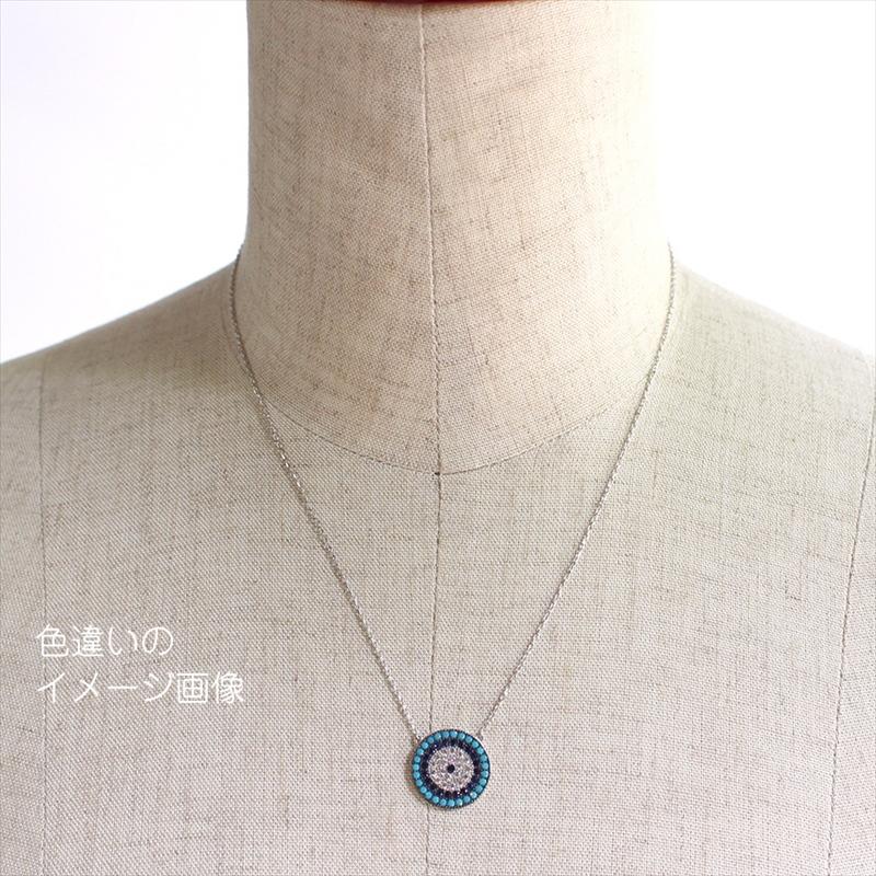 ナザルボンジュウ　シルバー925＆ジルコンペンダント ターコイズ ラウンド |  | 02