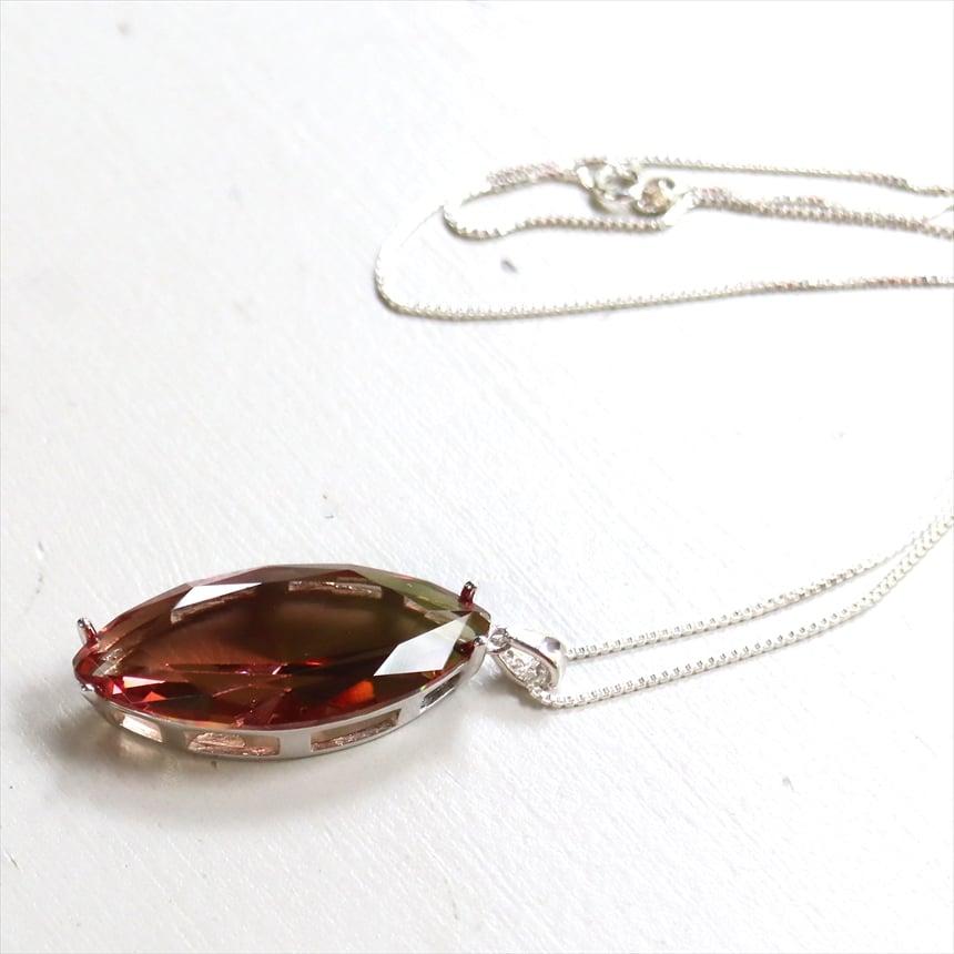 ズルタナイト アーモンド形シルバーネックレス ペンダント |  | 05