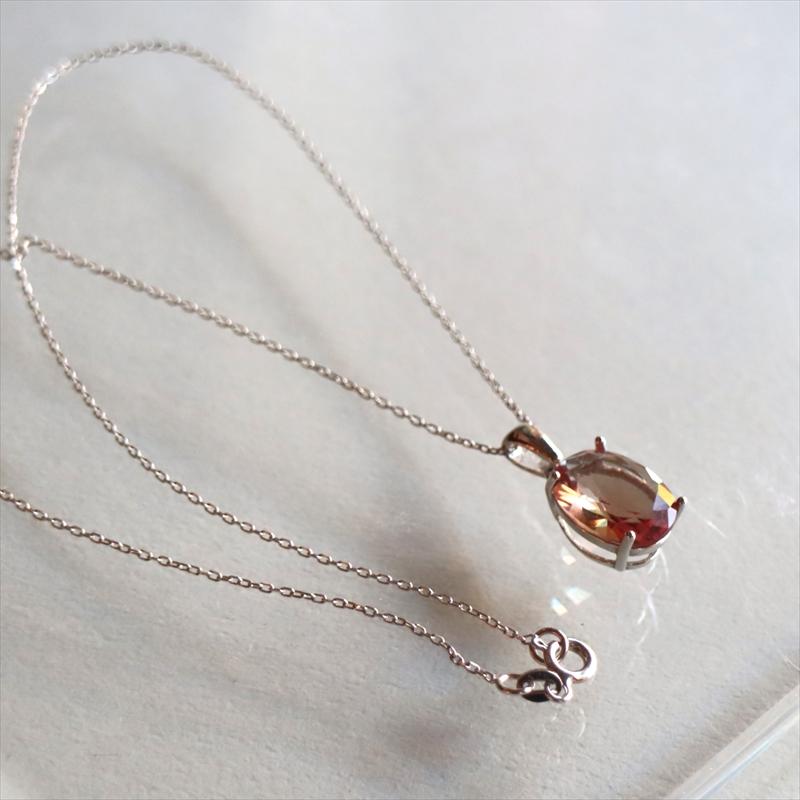 ズルタナイト　オーバルシルバーネックレス ペンダント |  | 02