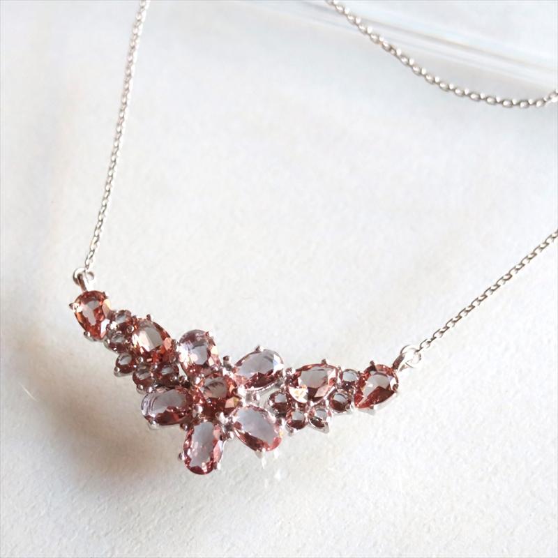 ズルタナイト　シルバーネックレス　フラワー トルコジュエリー | 