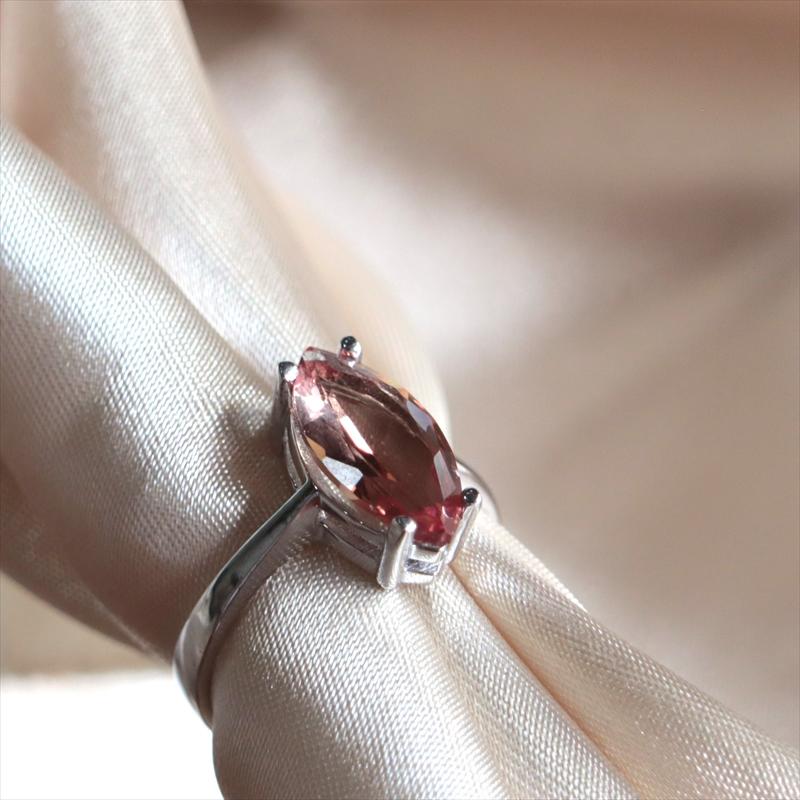 ズルタナイトリング シルバー925 ブリリアントカット　マーキス アーモンド |  | 01