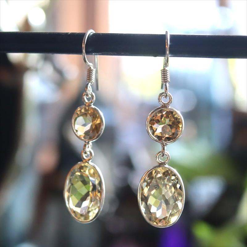 シトリン ピアス Jaipur ジャイプールジュエリー silver925 |  | 02
