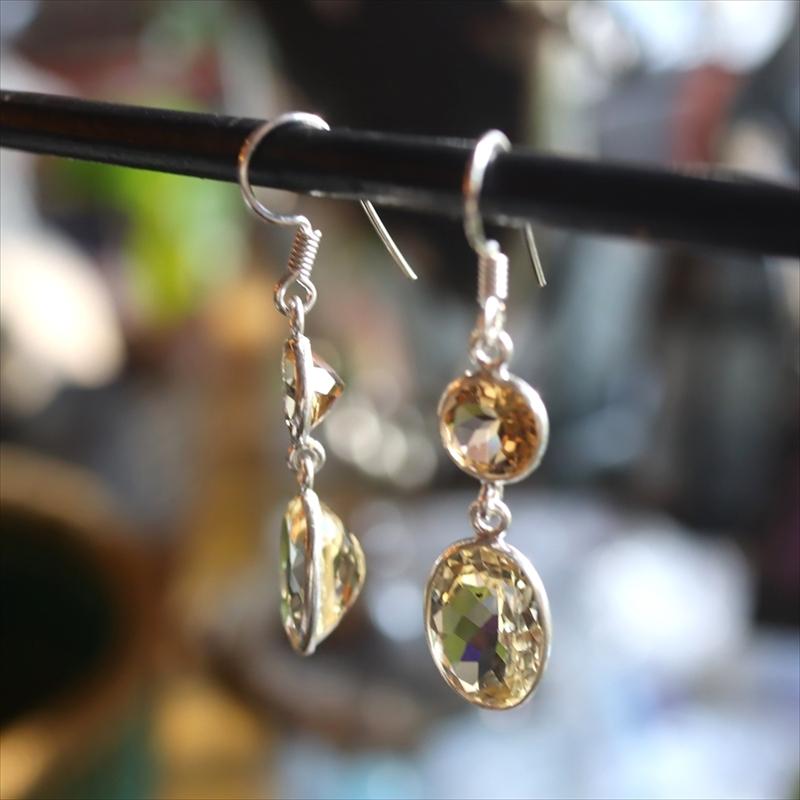 シトリン ピアス Jaipur ジャイプールジュエリー silver925 |  | 03