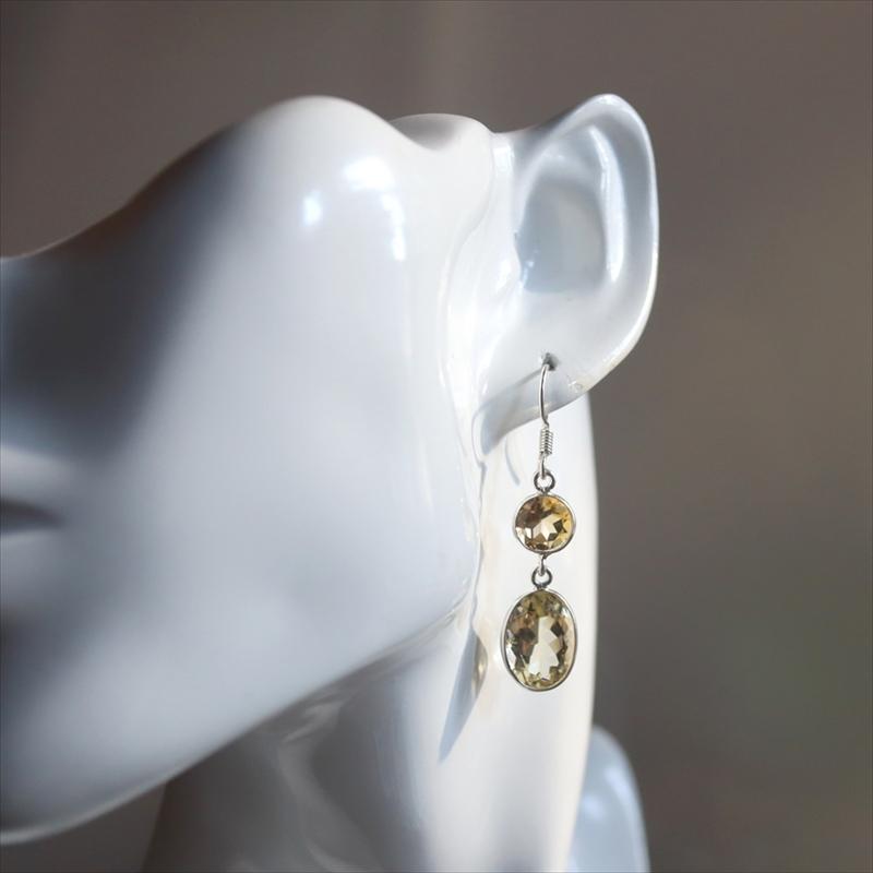 シトリン ピアス Jaipur ジャイプールジュエリー silver925 |  | 04