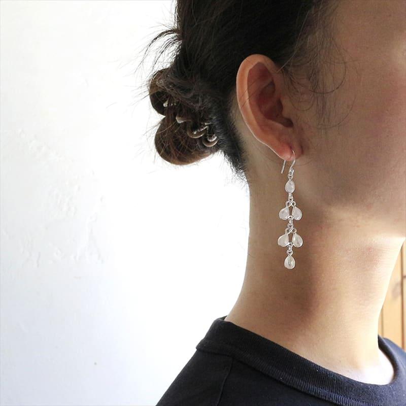 レインボームーンストーンピアス Jaipur ジャイプールジュエリー silver925 |  | 05