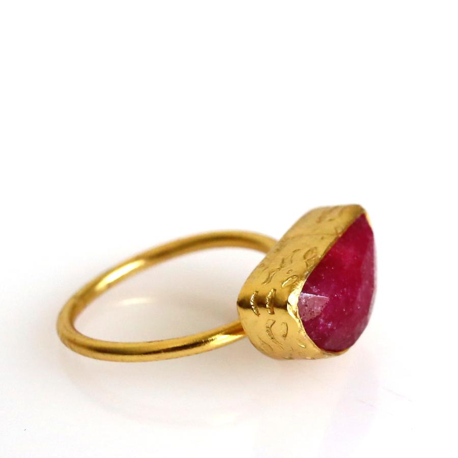 ルビー 半月型 リング クォータームーン /　Ruby Ring Arsameia | ブランド登録なし | 04